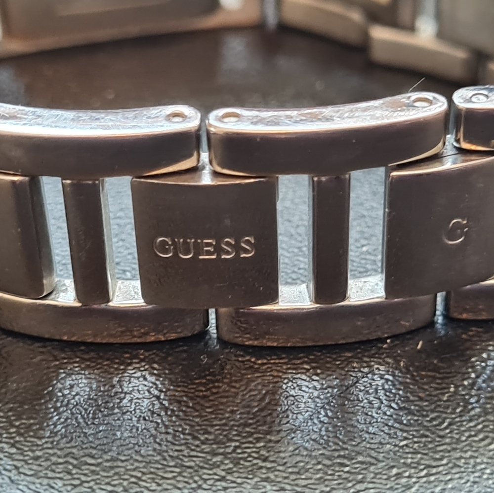🌟HOST PICK 🌟GUESS G-Lite Silver Dial Ladies Crystal Bangle Watch - Picture 9 of 9